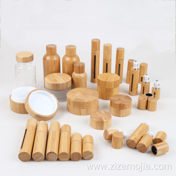 Biodegradable wooden cream bottles